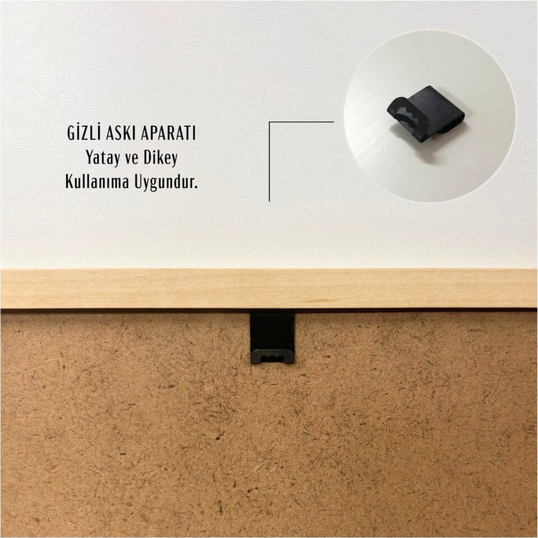 Kurdeleli İsimli Ahşap Çerçeveli Tekli Çocuk Odası Dekoru