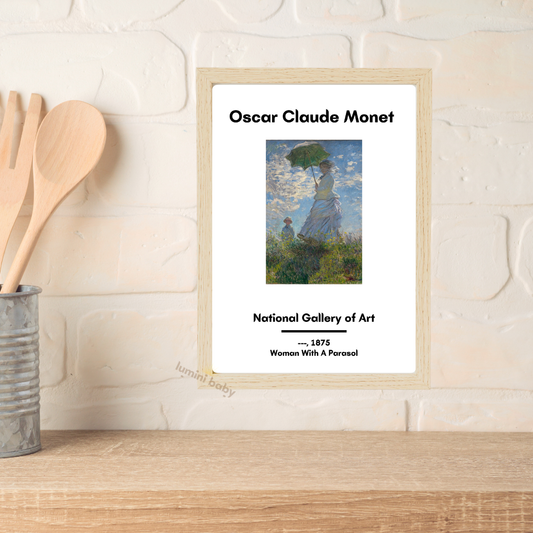 Oscar Claude Monet Ahşap Çerçeveli Tekli Mutfak Tablosu